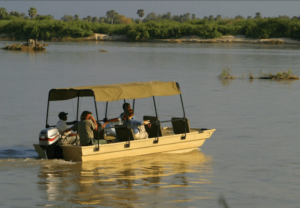 Selous game reserve boat safari