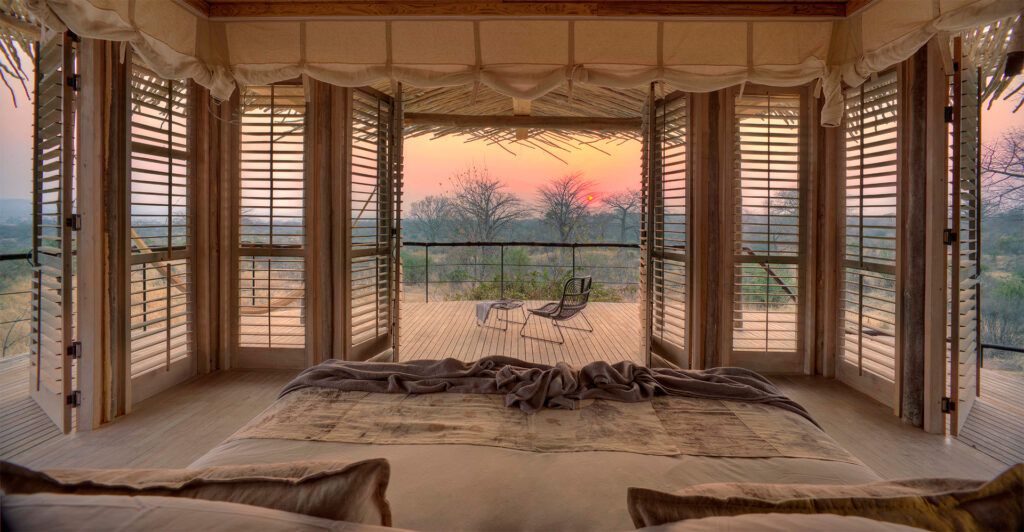 Kamer bij zonsondergang Jabali