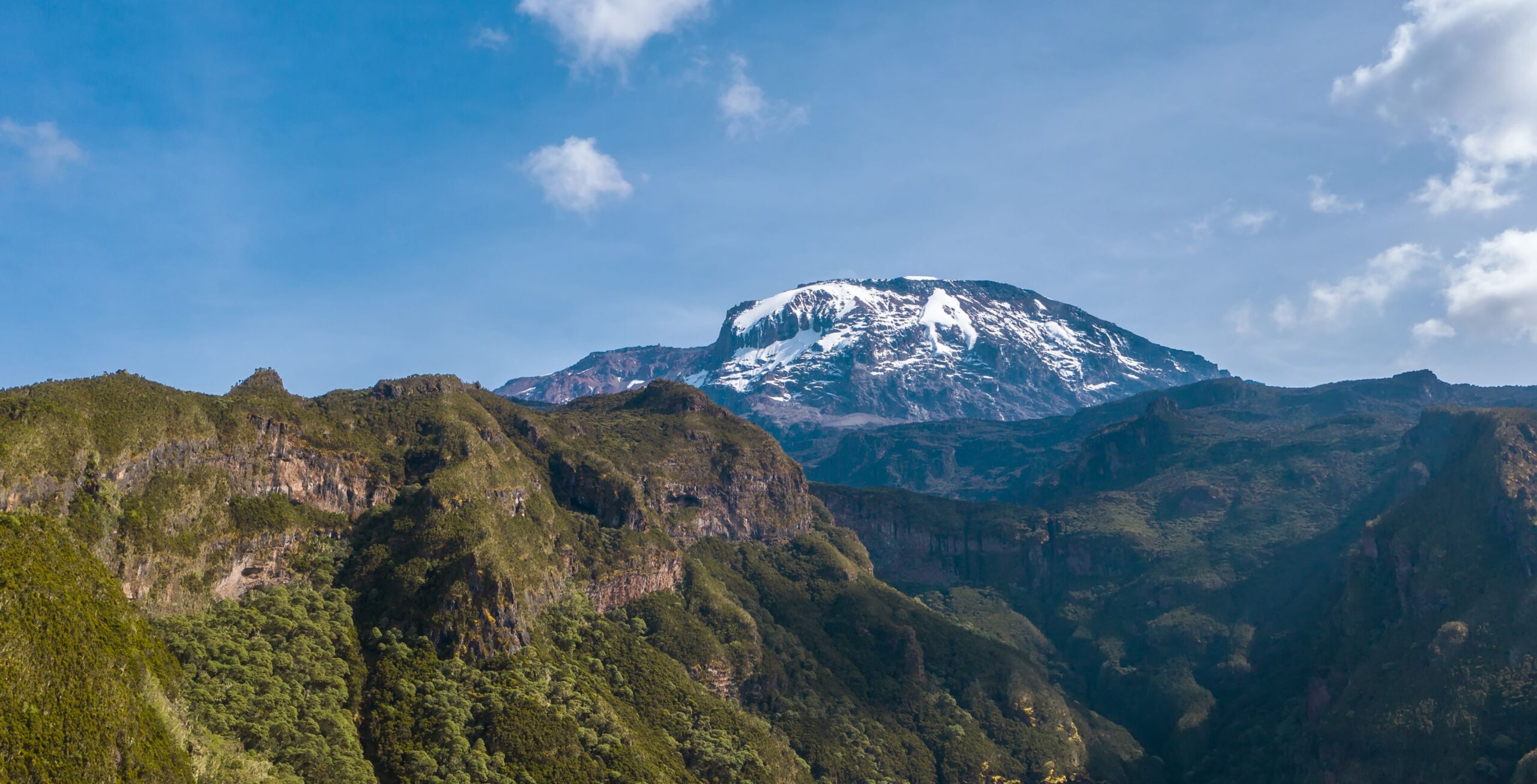 Beklimming Umbwe Route dag 1/6: Umbwe Gate (1400 m) - Umbwe Cave Camp (3000 m)